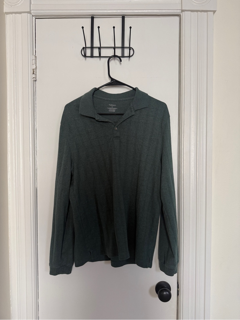 Van Heusen long sleeve polo shirt